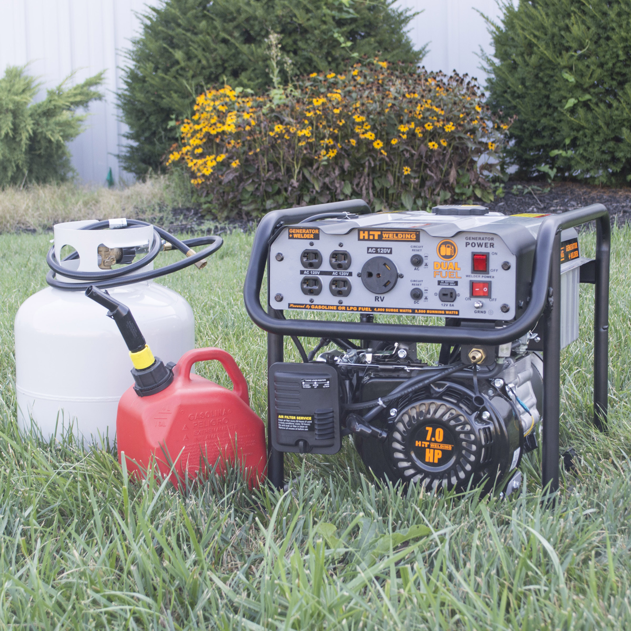 Dual Fuel Generator and Welder combination